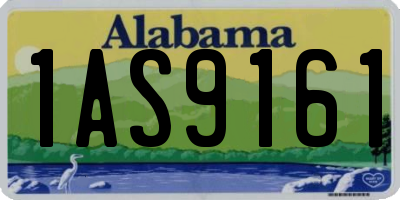 AL license plate 1AS9161
