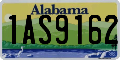 AL license plate 1AS9162