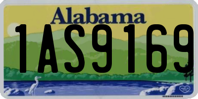 AL license plate 1AS9169