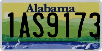 AL license plate 1AS9173