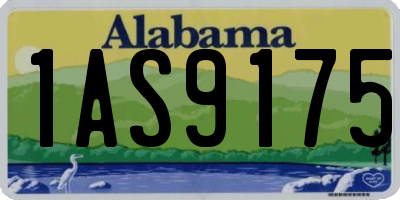AL license plate 1AS9175
