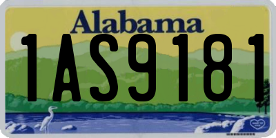 AL license plate 1AS9181
