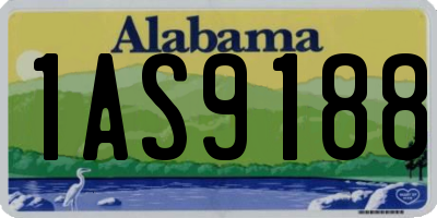 AL license plate 1AS9188