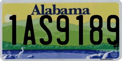 AL license plate 1AS9189