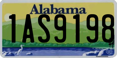 AL license plate 1AS9198