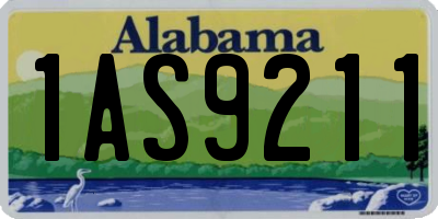 AL license plate 1AS9211