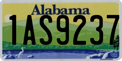 AL license plate 1AS9237