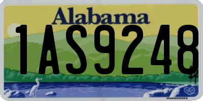 AL license plate 1AS9248