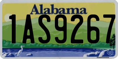 AL license plate 1AS9267