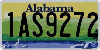 AL license plate 1AS9272