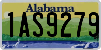 AL license plate 1AS9279