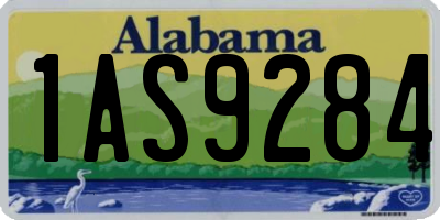 AL license plate 1AS9284