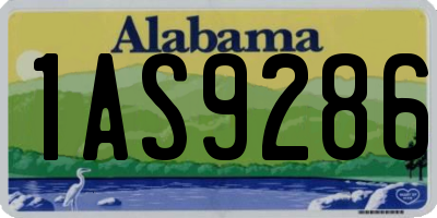 AL license plate 1AS9286