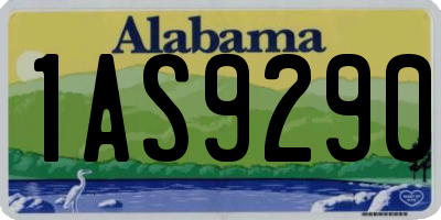 AL license plate 1AS9290