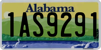 AL license plate 1AS9291