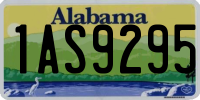 AL license plate 1AS9295