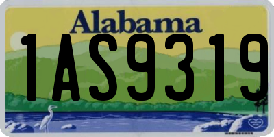 AL license plate 1AS9319