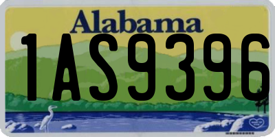 AL license plate 1AS9396