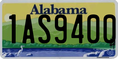 AL license plate 1AS9400