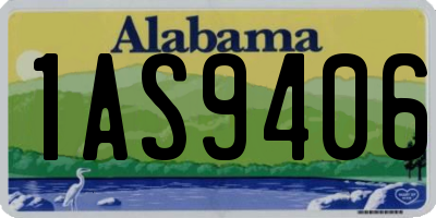 AL license plate 1AS9406