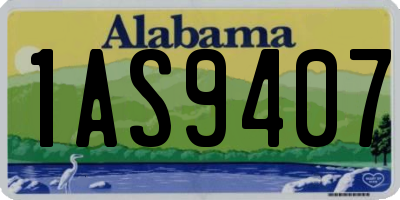 AL license plate 1AS9407