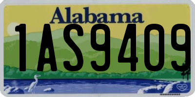 AL license plate 1AS9409