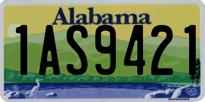 AL license plate 1AS9421