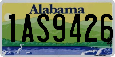 AL license plate 1AS9426