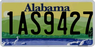 AL license plate 1AS9427
