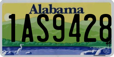 AL license plate 1AS9428