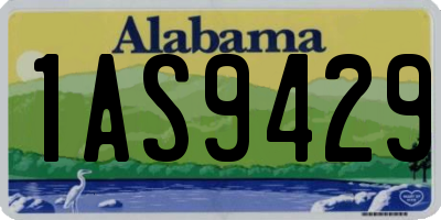 AL license plate 1AS9429