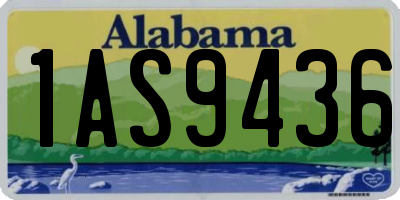 AL license plate 1AS9436