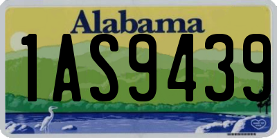 AL license plate 1AS9439