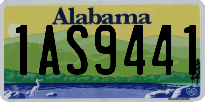 AL license plate 1AS9441