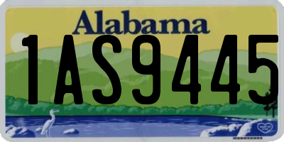 AL license plate 1AS9445