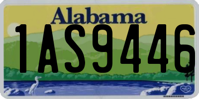 AL license plate 1AS9446