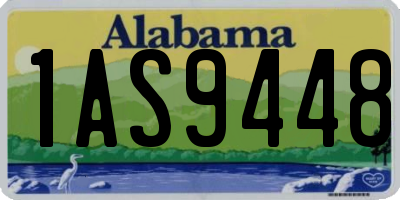 AL license plate 1AS9448