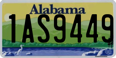 AL license plate 1AS9449