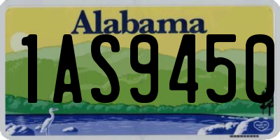 AL license plate 1AS9450
