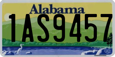 AL license plate 1AS9457
