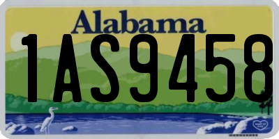 AL license plate 1AS9458