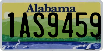 AL license plate 1AS9459