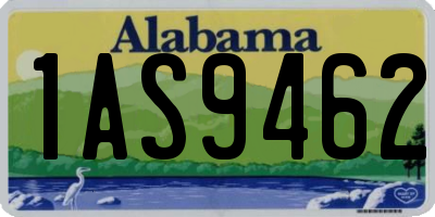 AL license plate 1AS9462
