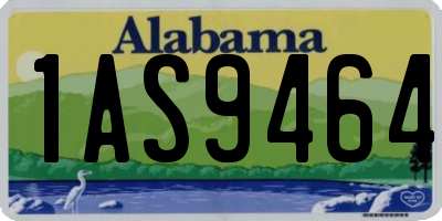 AL license plate 1AS9464