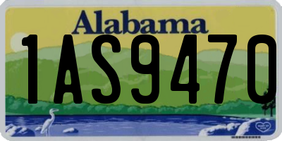 AL license plate 1AS9470