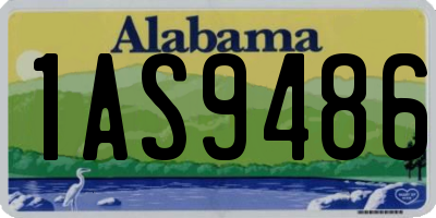 AL license plate 1AS9486