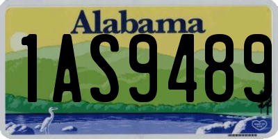 AL license plate 1AS9489