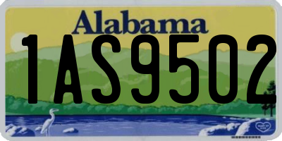 AL license plate 1AS9502