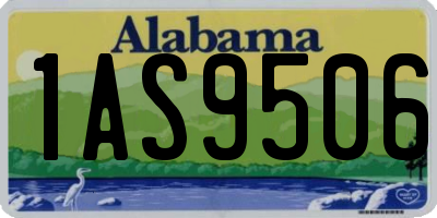 AL license plate 1AS9506