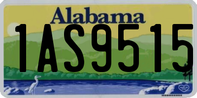 AL license plate 1AS9515